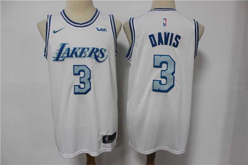 Lakers 3 Anthony Davis White 2020-21 City Edition Nike Swingman Jersey,We sell and wholesale Lakers 3 Anthony Davis White 2020-21 City Edition Nike Swingman Jersey on line form chian!